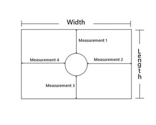 Chimney Chase Cover Measurement | One Hole