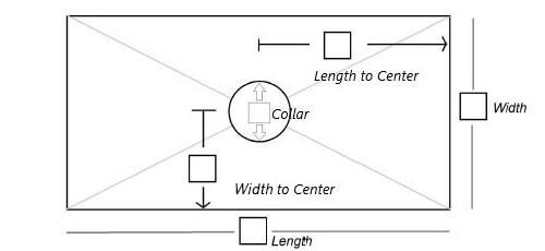 Chase Cover Measurements with One Collar
