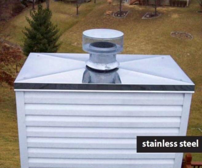 Stainless Steel Chimney Chase Covers